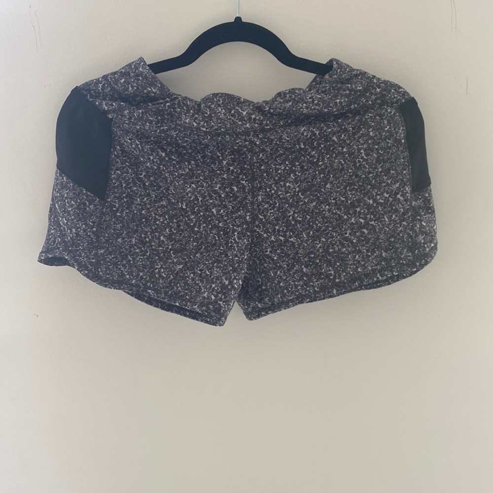 Athleta girl speckled shorts.